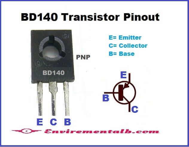 BD140 transistor pinout