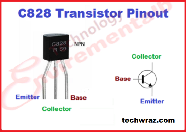 C828 Transistor pinout 